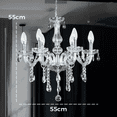 thumbnail image 2 of Lámpara Candil de Cristal Ilios Innova 6 Focos Estilo Europeo Elegante, 2 of 9
