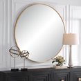 thumbnail image 4 of 09928-Uttermost-Junius - Large Round Mirror-60 Inches Tall and 60 Inches Wide, 4 of 6