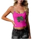 thumbnail image 1 of Camisetas sin Mangas de Cuello en U Impresas de Verano para Mujeres para Ocasional, Fiesta, Trabajo, Vacaciones, Toda la Temporada, 1 of 6