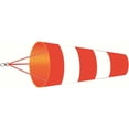 thumbnail image 1 of Mangas de viento resistentes a la intemperie, indicadores de dirección del viento colgantes de nailon recubierto de uretano duradero para uso industrial, tela antidesgarro con rayas de alta, 1 of 5