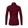 thumbnail image 3 of Women Soft Long sleeve Lightweight Turtleneck Top, 3 of 5