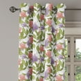 thumbnail image 2 of Ambesonne Floral Grommet Curtain, Pastel Tulip Flowers, 50" x 120", Olive Green Coral, 2 of 6