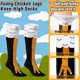 thumbnail image 5 of pares de calcetines con forma de patas de pollo, divertidos y novedosos, con forma de patas de pollo y pavo, regalos divertidos para fiestas, 5 of 5