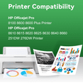 thumbnail image 3 of 950XL and 951 Combo Packs Compatible for HP 950 and 951 Ink Cartridges for HP OfficeJet Pro 8610 8600 Printer (4 Pack), 3 of 9