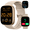 IDW26 Light Pink, variant on Vibeat IDW26 Smart Watch for Men and Women with 1.83" HD Display, Bluetooth Calling, Alexa Voice Assistant, Activity Tracking, Fitness Monitoring, IP68 Waterproof, Black