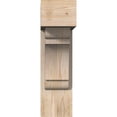 thumbnail image 2 of Ekena Millwork 7 1/2"W x 22"D x 26"H Olympic Block Smooth Bracket w/ Offset Brace, Douglas Fir, 2 of 25