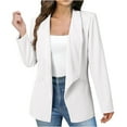 thumbnail image 5 of Meichang Womens Blazer Lightweight Long Sleeve Jacket Casual Open Front Cardigan Lapel Collar Business Work Office Blazers, 5 of 9