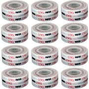 WAR Tape 0.5" EZ Rip Athletic Tape for Boxing, MMA, Muay Thai - 12 Pack