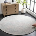 thumbnail image 2 of SAFAVIEH Metro Barnes Distressed Area Rug, Blue/Ivory, 6' x 6' Round, 2 of 8
