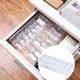 thumbnail image 3 of Caja De Gestión De Cables Transparente, Organizador De Almacenamiento De Cables De Plástico Fácil De Limpiar Con 8 Compartimentos Para El Escritorio De La Oficina Del Cajón Del, 3 of 7