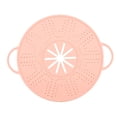 thumbnail image 2 of Tapa de silicona antiderrames, multifuncional, para cocinar y freír Rosa, 2 of 7