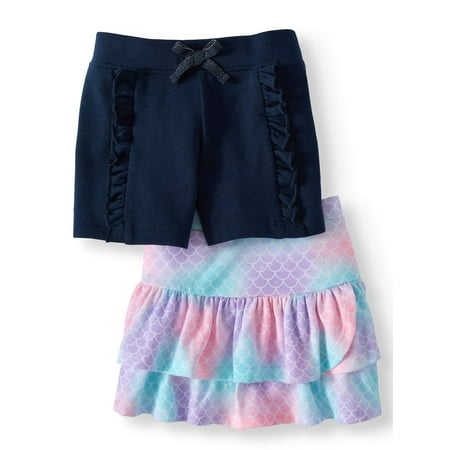 Gym Girl Ultra Skort - 365 Kids From Garanimals Skort and Ruffle Short, 2-Pack (Little Girls & Big Girls)