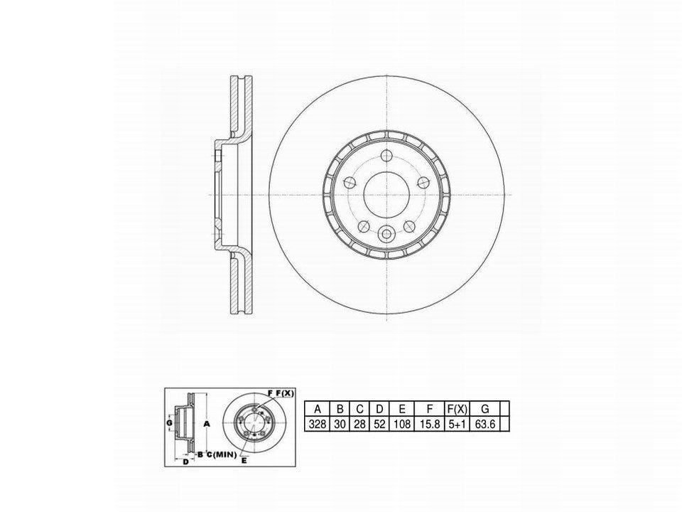 Winstop Brake Kits, Front WSK921, Volvo XC60 2015-2010