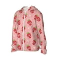 thumbnail image 2 of Fotbe Strawberries Men's Women's UPF 50+ Sun Protection Jacket Hooded Cooling Shirt with Pockets Hiking Outdoor Performance-XX-Large, 2 of 9