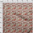 thumbnail image 3 of oneOone Cotton Poplin Light Yellow Fabric Asian Suzani Craft Projects Decor Fabric Printed By The Yard 56 Inch Wide, 3 of 5