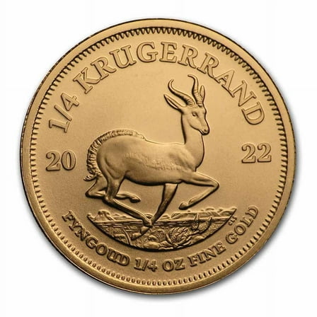 2022 South Africa 1/4 oz Gold Krugerrand BU
