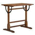 thumbnail image 5 of Vintage Rustic Oak Drafting Table, Top Adjustable Drafting Table Craft Table Drawing Desk Hobby Table Writing Desk Studio Desk, 36''W x 24''D, 5 of 5
