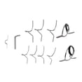 thumbnail image 2 of S SERENABLE 22 piece Fly Rod Guide Set Building Wrapping 9FT 4-6WT Hard Snake Guide Tip Hook, 2 of 9