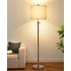 thumbnail image 1 of Lámpara de Piso Qingmiao Ajustable 137-168 cm Lino Marrón LED 8W, 1 of 6