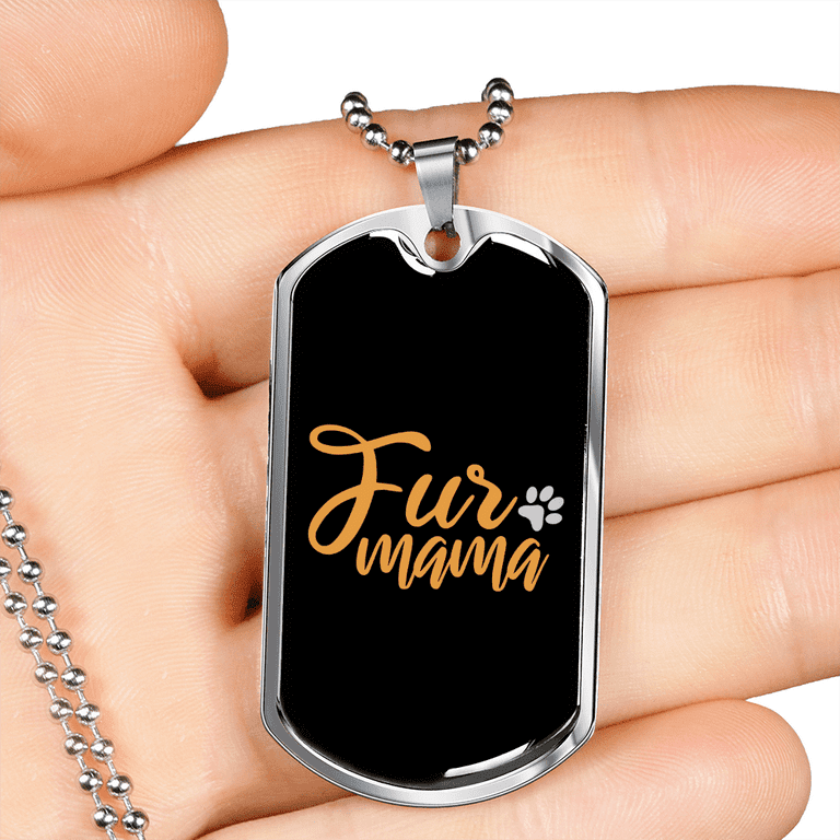 Fur mama necklace clearance