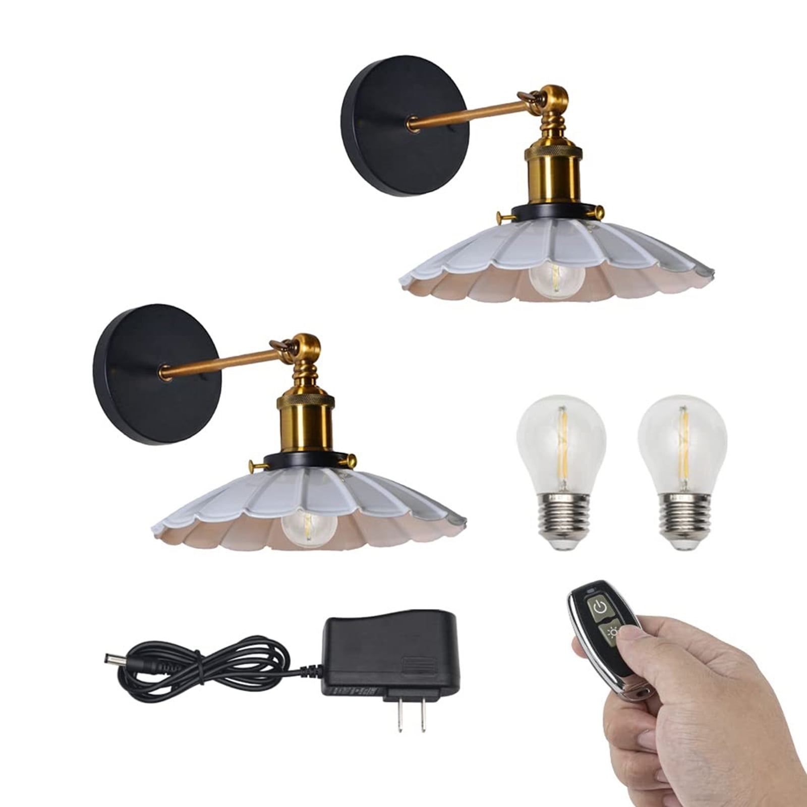 FSLiving Remote Rechargeable Battery Run LowVolt Safe LED Remote