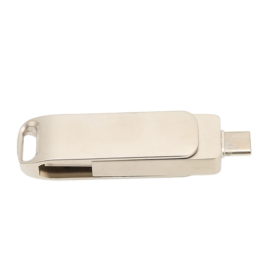 Memoria USB para Teléfono, C 2 en 1, Portátil, Giratoria, De Metal, Enrerora 4620, Tipo USB 3.0, Unidad Flash Parabletas, Almacenamiento de Imápenes, color Negro, 256 GB