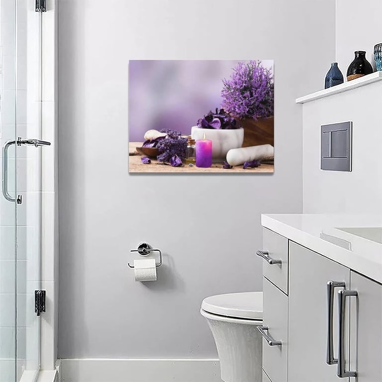 Plum Bathroom Decor