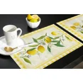 thumbnail image 6 of Summer Lemon Pastoral Style Placemat for Dining Table Tableware Mats 4/6pcs Kitchen Dish Mat Pad Counter Top Mat Home ration, 6 of 7
