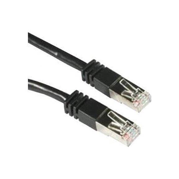 C2G-5ft Cat5e Molded Shielded (STP) Network Patch Cable - Black - Category 5e for Network Device - RJ-45 Male - RJ-45 Male - Shielded - 5ft - Black