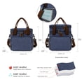 thumbnail image 6 of SPEKSEE Lunch Bag for Women Men, Expandable Large Adult Insulated Lunch Box for Work, Leakproof Double Deck Lunch Box Cooler Tote Bag with Removable Shoulder Strap, 6 of 8