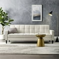 thumbnail image 2 of Posh Living Loft Lyfe Toyah Linen Fabric Convertible Sleeper Sofa in Beige, 2 of 8
