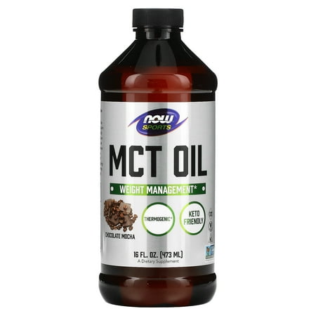 Now Foods MCT Oil, Chocolate Mocha 16 fl oz Liquid
