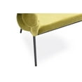 thumbnail image 7 of Moss Green Geo Velvet and Black Velvet Dining Chair, 7 of 7