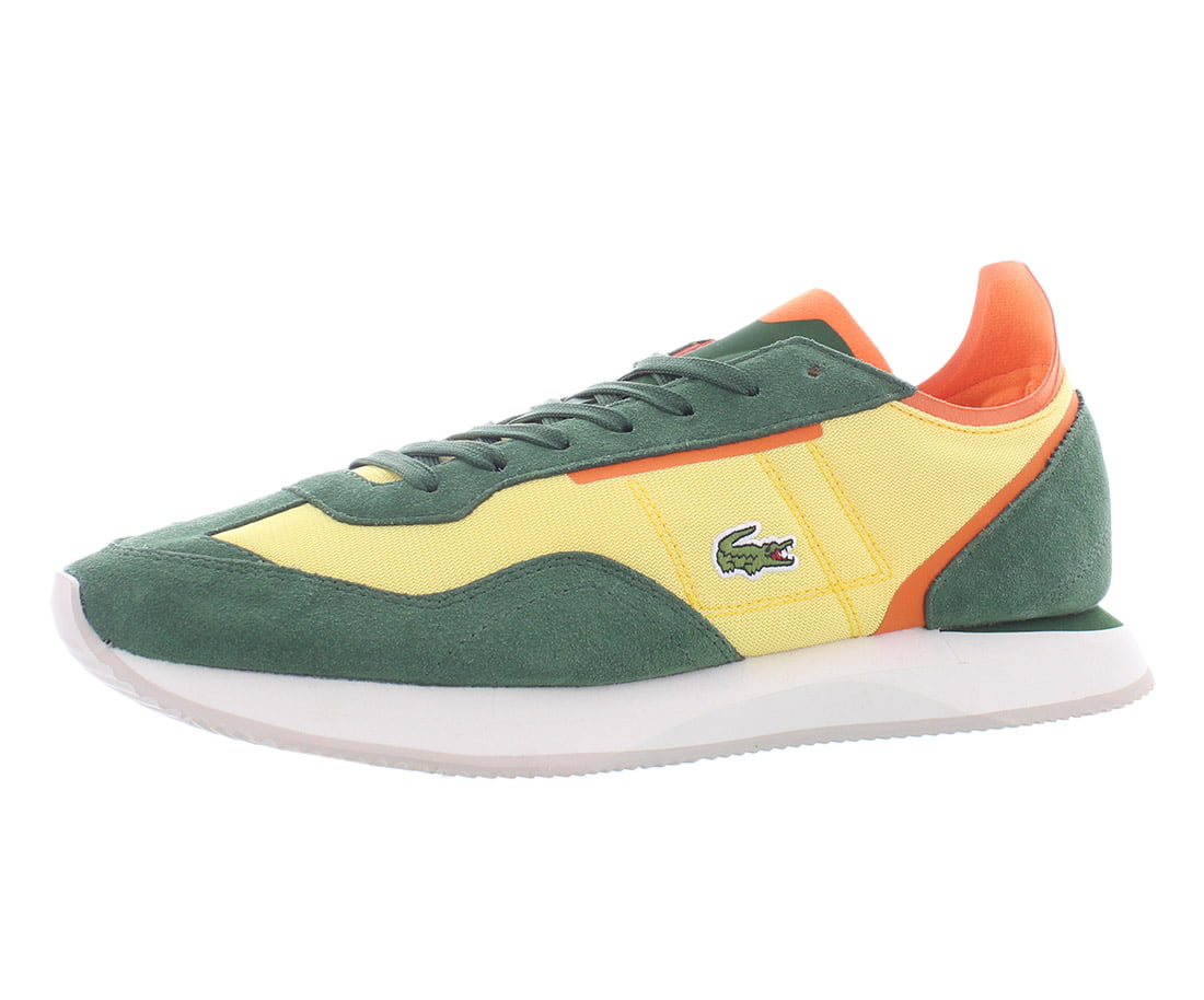 Lacoste Match Break Mens Shoes Size 11, Color: Light Yellow/Dark Green -