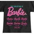 thumbnail image 3 of Barbie - Logo Evolution - Girls Fitted Short Sleeve Graphic T-Shirt, 3 of 5