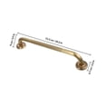thumbnail image 2 of PAMINGONO Golden Copper Shower Grab Handle for Seniors Safe Bathroom Support with Strong Bearing, 2 of 7