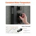 thumbnail image 4 of VEVOR Shower Panel Tower System Stainless Steel Column Rainfall Head Massage Jet 4Mode, 4 of 9