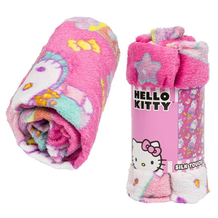 Hello Kitty Ice Cream Silk Throw, 40 in x 50 in