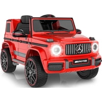 East doll 12V Power Ride on Toys for Toddlers, Kid Electric Car, G63 G Wagon Licensed Mercedes-Benz with Remote Controls, Aged 3-5Y,Red