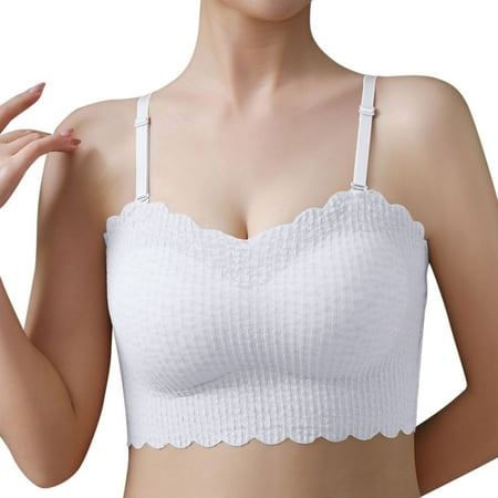(2-Pack) Puawkoer Womens Seamless Unwired Strapless Tube Tops for Women Plus Size 4X Convertible Bra Foldable Organizer Tube Top Crop Top Tube Bra Plus Hot Tan Corset T