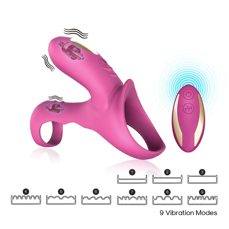 YoYoLemon Vibrating Penis Ring with Double Ring, Cock Ring with Dual  Vibrator for G-Spot and Clitoris for Couples, Adult Sex Toys, YoYoLemon
