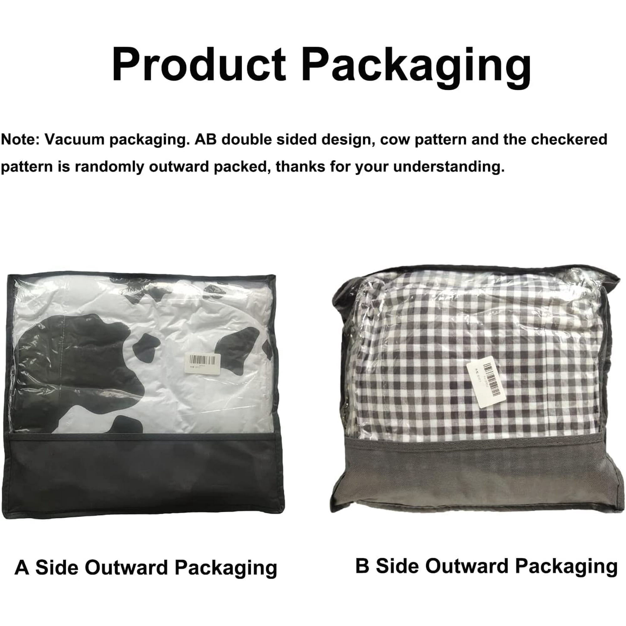 PERFEMET Kid Queen Comforter Set 3-Piece,Black White Cow Print Bedding Set for Girls Boys,Western Farmhouse Kids Comforter Set for All Season (1 Comforter,2 Pillowcases)