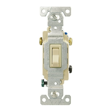 3 Way Wall Switch Module - Cooper 1303-7V Ivory Three Way Toggle Light Switch (Pack of 10)