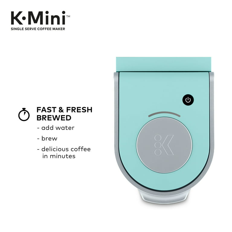 Cafetière Keurig K-Mini, cafetière à dosettes K-Cup à usage unique, 6 à 12  oz. Tailles d'infusion, noir 