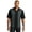 Black & Steel Grey, variant on Port Authority Adult Male Men Elbow Sleeves Shirt Black/Burgundy 4X-Large