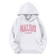 thumbnail image 3 of mgoYE Girl's Cute Graphic Crewneck Sweatshirt Long Sleeve Drop Shoulder Pullover Shirt Tops(White,5-6 Years), 3 of 9