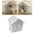 thumbnail image 1 of Maison pour Chat Extérieure, Espace Fermé Maison pour Chat Lits Isolés Abri pour Chats Chatons Chiots, 1 of 7