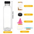thumbnail image 2 of 36pcs 12/16oz Plastic Juice Bottles with Caps, Reusable Juicing Bottles, Clear Empty Containers for Drinks, Smoothies and Other Beverages, 2 of 4