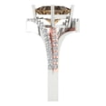 thumbnail image 3 of 2.3075 ct Princess Cut Simulated Champagne Diamond Solitaire with Simulated Diamond Accents 18K White/Rose Gold Womens Engagement Ring, 3 of 5