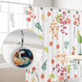 thumbnail image 4 of HemaKayy 12 Pcs Decorative Shower Curtain Hooks - Stainless Steel Rings for Bathroom Décor - Easy Glide & Secure Hold - Perfect Decoration for Bathroom Shower Rods - Graceful Swan, 4 of 5